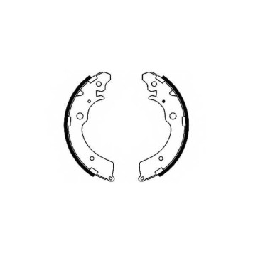 Комплект тормозных колодок для HONDA ACCORD(CB), AIRWAVE, CAPA, CIVIC(EP,EU,EV), CR(RD), HR(GH), SMX / SUZUKI CARRY(FD), JIMNY(FJ) <b>MINTEX MFR376 / 98101 0423</b>