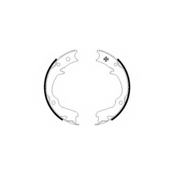 Комплект колодок стояночной тормозной системы MINTEX 98101 0554 / MFR506