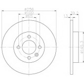 Тормозной диск MINTEX 98200 0417 / MDC731
