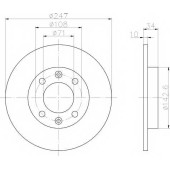 Тормозной диск MINTEX 98200 0482 / MDC699