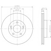 Тормозной диск MINTEX 98200 0699 / MDC860