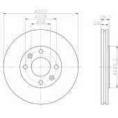 Тормозной диск MINTEX 98200 0786 / MDC868