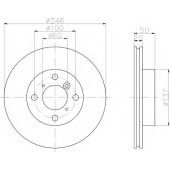 Тормозной диск MINTEX 98200 1045 / MDC1457