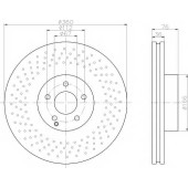 Тормозной диск MINTEX 98200 1242 / MDC1667