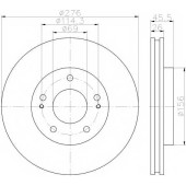 Тормозной диск MINTEX 98200 1982 / MDC2119