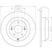 Тормозной диск MINTEX 98200 2234 / MDC2245
