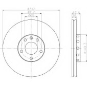 Тормозной диск MINTEX 98200 1061 / MDC1540