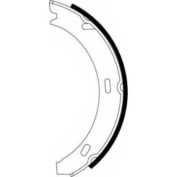 Комплект колодок стояночной тормозной системы MINTEX 98101 0328 / MFR255