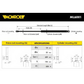 MONROE ML6001 - газовый упор