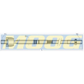 Осевой шарнир рулевой тяги MOOG HO-AX-7910