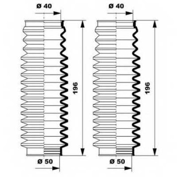 Комплект пылника рулевого управления MOOG K150162-1