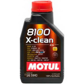 Масло моторное синтетическое 5W-40 8100 X-clean SN/CF 5л <b>MOTUL 102051</b>