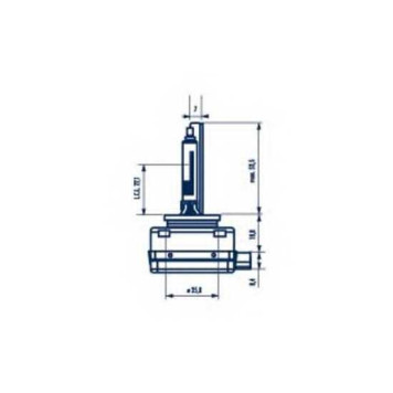 Лампа газоразрядная(ксеноновая) D1R 85В 35Вт NARVA Xenon 84011