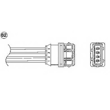Лямбда-зонд NGK OTA4F-5C2 / 1948