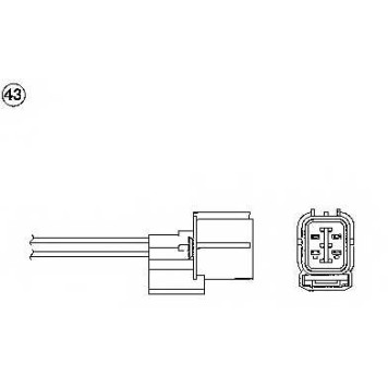 Лямбда-зонд NGK OZA421-H1 / 0255
