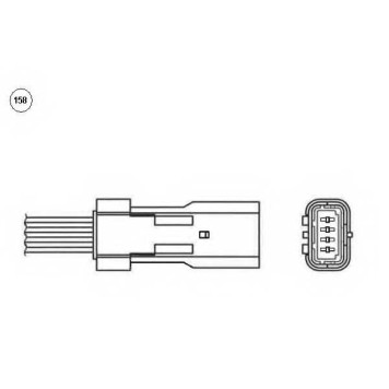 Лямбда-зонд NGK OZA603-U1 / 92056