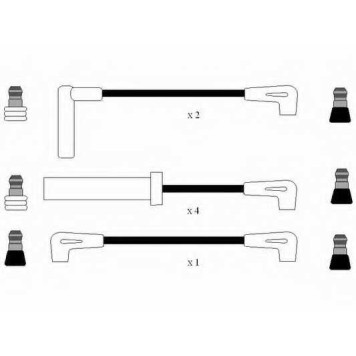 Комплект проводов зажигания NGK RC-CR302 / 8284-1