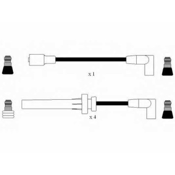 Комплект проводов зажигания NGK RC-CR606 / 7248-1