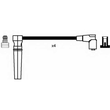 Комплект проводов зажигания NGK RC-DW302 / 8276-1