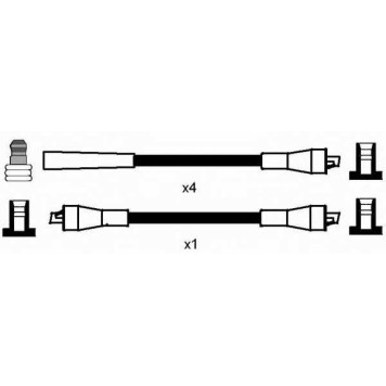 Комплект проводов зажигания NGK RC-LD302 / 7104-1