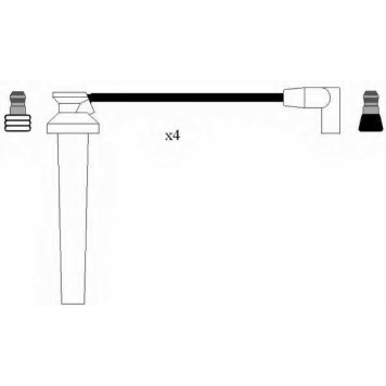 Комплект проводов зажигания NGK RC-RV1301 / 2476-1