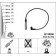 Комплект проводов зажигания NGK RC-VW201 / 0932