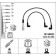Комплект проводов зажигания NGK RC-VW233 / 0964
