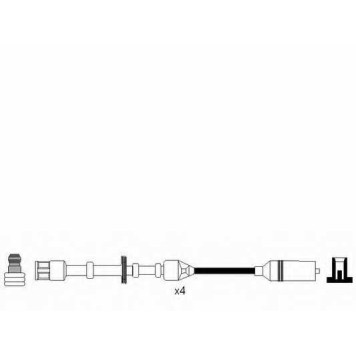 Комплект проводов зажигания NGK RC-VW236 / 0967-1