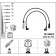 Комплект проводов зажигания NGK RC-VW912 / 7318