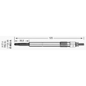 Свеча накаливания NGK Y-729U / 2203