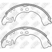 Комплект тормозных колодок задний для DAIHATSU CHARADE(G100, G101, G102, G11, G200, G202, G203, G30) / LIFAN 320 <b>NiBK FN0034</b>