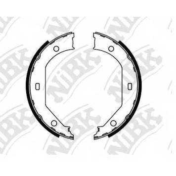 Комплект колодок стояночной тормозной системы NiBK FN0560
