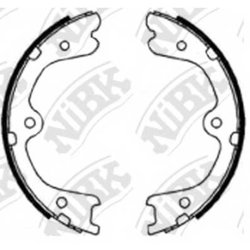 Комплект колодок стояночной тормозной системы NiBK FN0623