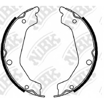Комплект колодок стояночной тормозной системы NiBK FN0631