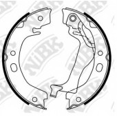 Комплект колодок стояночной тормозной системы NiBK FN0648