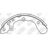 Комплект тормозных колодок задний для KIA SEPHIA(FA,FB), SHUMA(FB) <b>NiBK FN11161</b>
