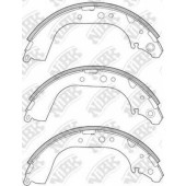 Комплект тормозных колодок задний для TOYOTA 4 RUNNER, HIACE, HILUX, LAND CRUISER, LITEACE / VW TARO <b>NiBK FN2305</b>