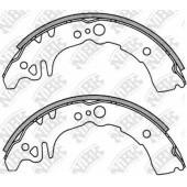 Комплект тормозных колодок задний для DAIHATSU COO, MATERIA(M4#), SIRION(M3#) / SUBARU JUSTY <b>NiBK FN2350</b>