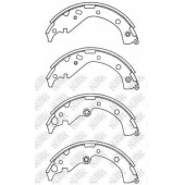 Комплект тормозных колодок задний для TOYOTA RAV 4(ACA2#,CLA2#,XA2#,ZCA2#) <b>NiBK FN2371</b>