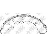 Комплект тормозных колодок задний для MAZDA 323(BW) <b>NiBK FN3358</b>