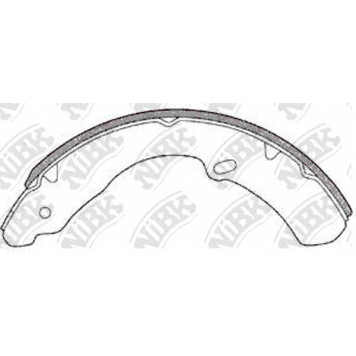 Комплект тормозных колодок задний <b>NiBK FN4441</b>