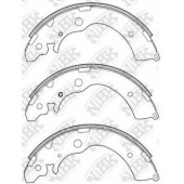 Комплект тормозных колодок задний для HONDA ACCORD(CB,CC), AIRWAVE, CAPA, CIVIC(EP,EU,EV), CR(RD), HR(GH), SMX / SUZUKI CARRY(FD), JIMNY(FJ) <b>NiBK FN5524</b>