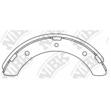 Комплект тормозных колодок задний <b>NiBK FN6602</b>