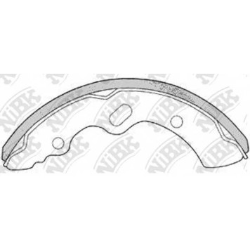 Комплект тормозных колодок задний <b>NiBK FN6722</b>