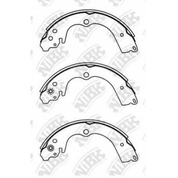 Комплект тормозных колодок задний <b>NiBK FN7753</b>