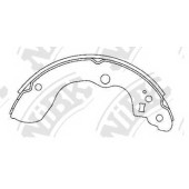 Комплект тормозных колодок задний для FIAT SEDICI(FY#) / SUZUKI SX4(EY,GY) <b>NiBK FN9801</b>