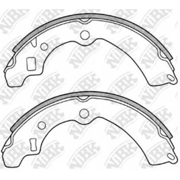 Комплект тормозных колодок задний для SUZUKI SAMURAI(SJ) <b>NiBK FN9921</b>
