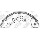 Комплект тормозных колодок задний для SUZUKI CAPPUCINO(EA), GRAND VITARA(FT,JT), LJ, VITARA(ET,TA) <b>NiBK FN9958</b>
