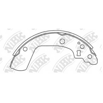 Комплект тормозных колодок задний для SUZUKI SWIFT(EZ,MZ) <b>NiBK FN9969</b>
