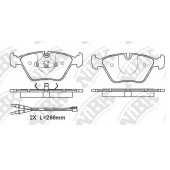 Колодки тормозные дисковые передний для AUDI 100, 200, COUPE / BMW 3, 5, 7, X3, Z3, Z4 / PEUGEOT 605 / SAAB 900, 9000 <b>NiBK PN0012W</b>